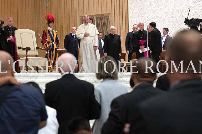 Audience Privée avec Papa Francesco