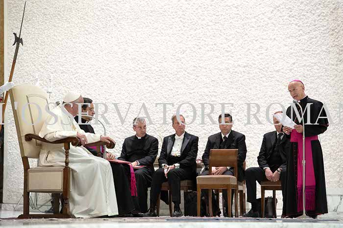 Audience Privée avec Papa Francesco