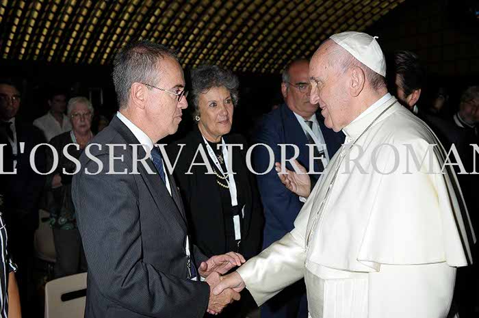 Audience Privée avec Papa Francesco