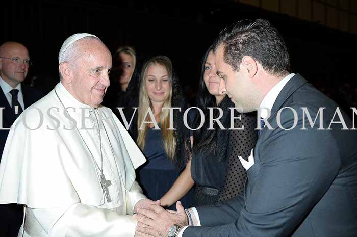 Audience Privée avec Papa Francesco