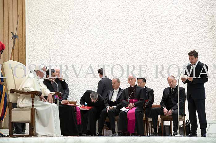 Audience Privée avec Papa Francesco