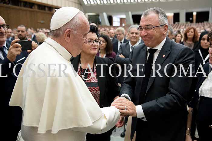 Audience Privée avec Papa Francesco