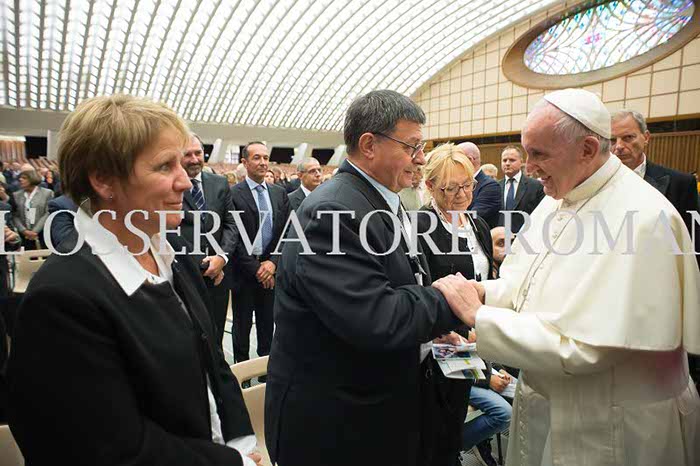 Audience Privée avec Papa Francesco