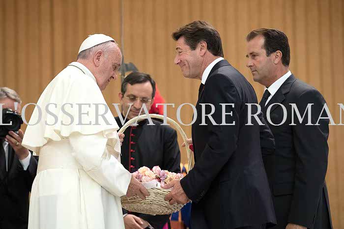 Audience Privée avec Papa Francesco