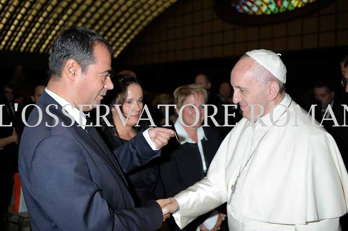 Audience Privée avec Papa Francesco