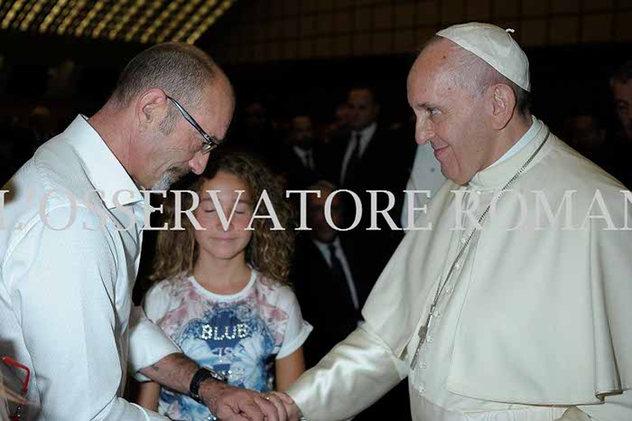 Audience Privée avec Papa Francesco