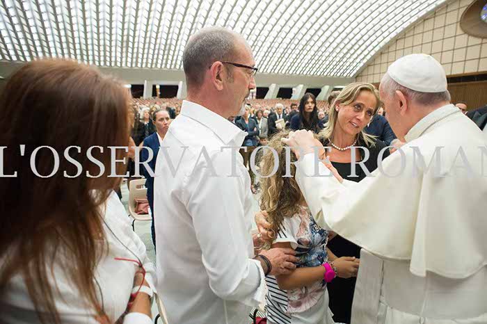 Audience Privée avec Papa Francesco