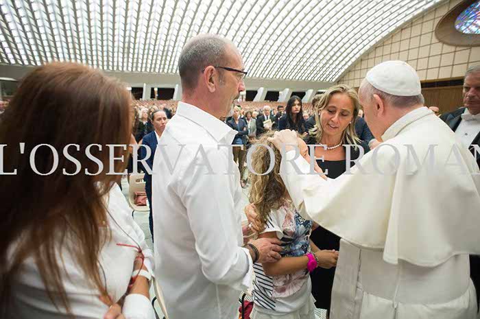 Audience Privée avec Papa Francesco