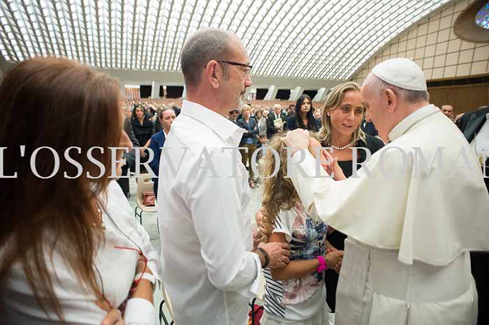 Audience Privée avec Papa Francesco