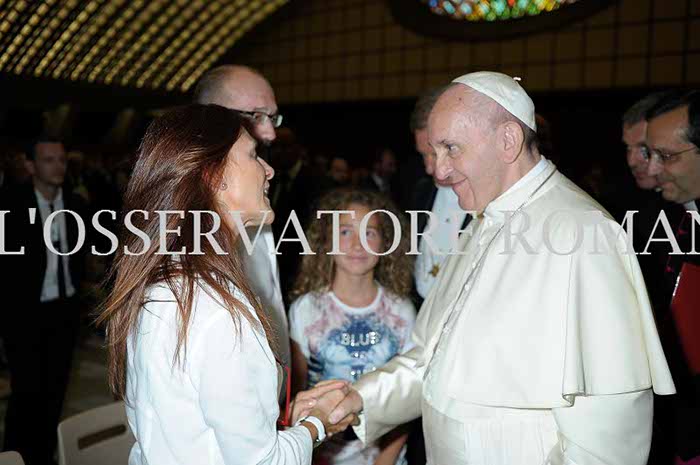 Audience Privée avec Papa Francesco