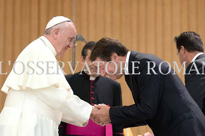 Audience Privée avec Papa Francesco