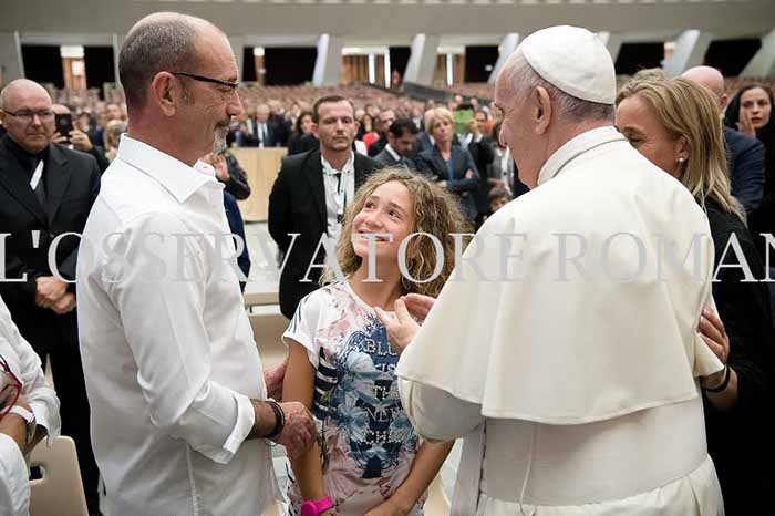 Audience Privée avec Papa Francesco