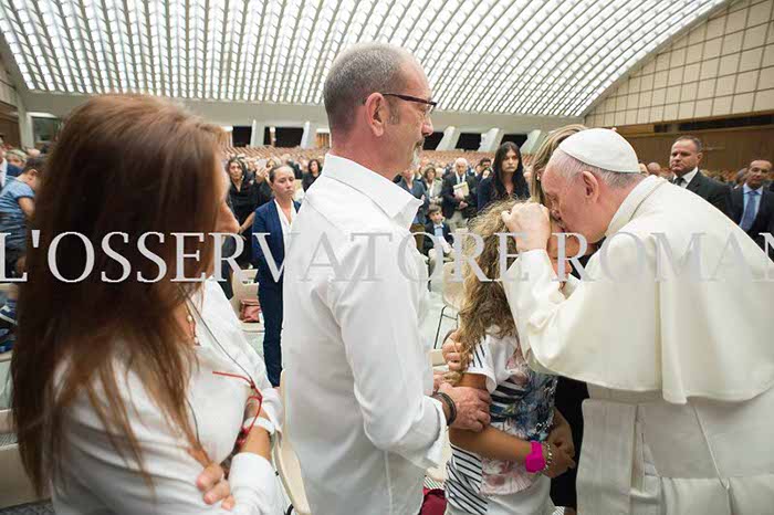 Audience Privée avec Papa Francesco