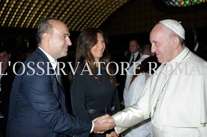 Audience Privée avec Papa Francesco