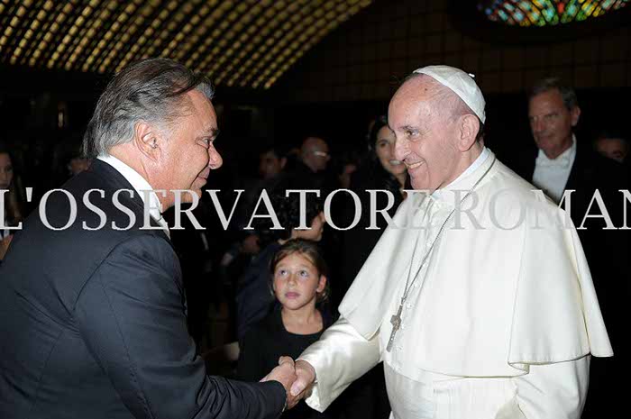 Audience Privée avec Papa Francesco