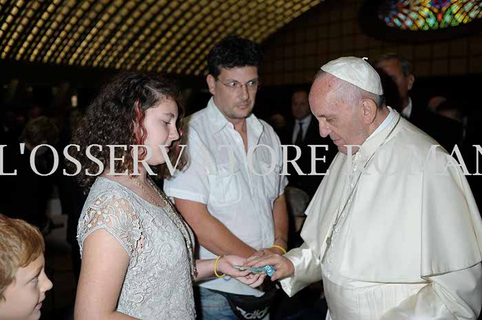 Audience Privée avec Papa Francesco