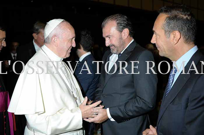 Audience Privée avec Papa Francesco