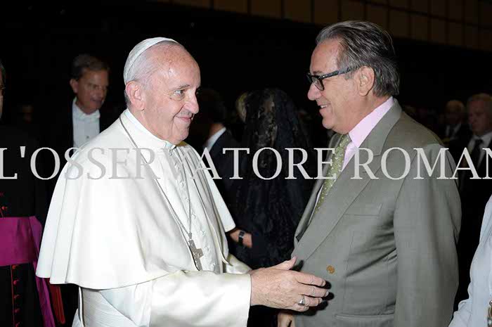 Audience Privée avec Papa Francesco