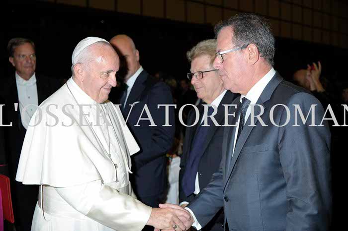 Audience Privée avec Papa Francesco