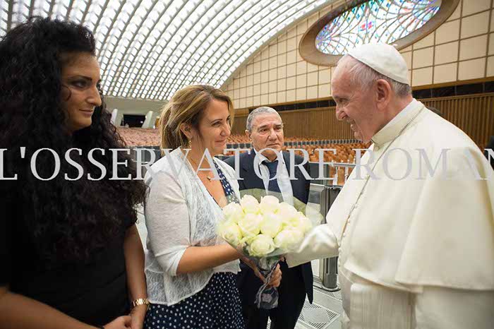 Audience Privée avec Papa Francesco