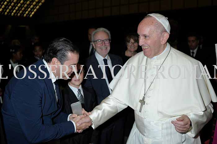 Audience Privée avec Papa Francesco