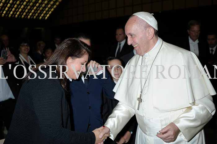 Audience Privée avec Papa Francesco