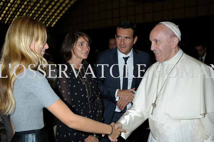 Audience Privée avec Papa Francesco