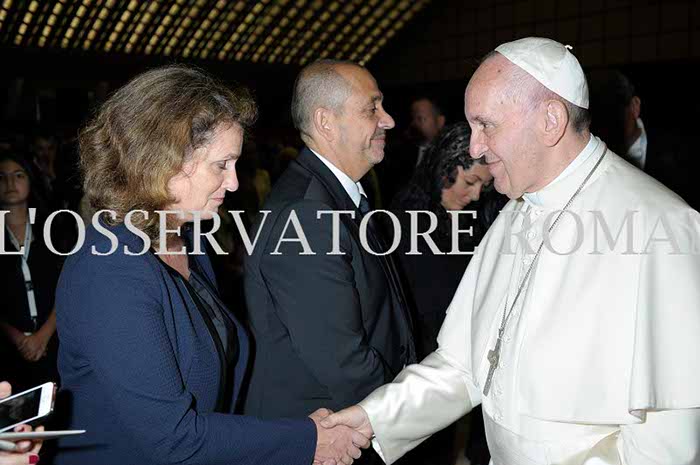 Audience Privée avec Papa Francesco