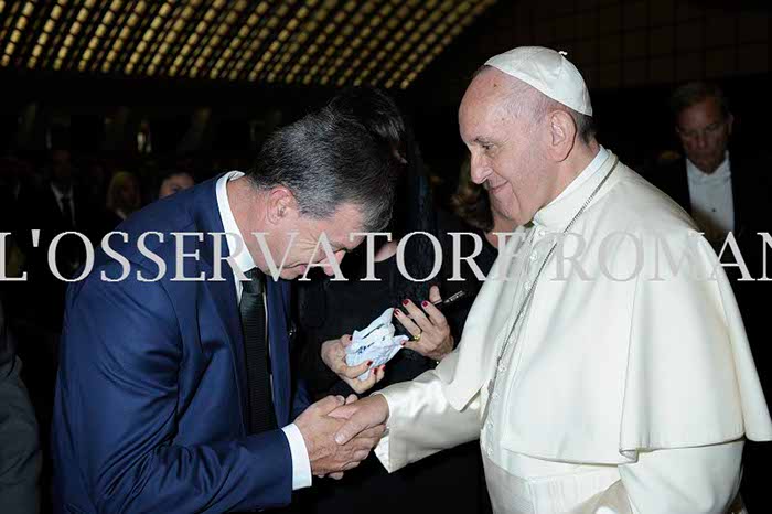 Audience Privée avec Papa Francesco