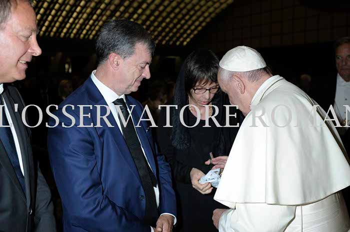 Audience Privée avec Papa Francesco