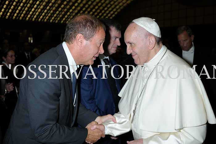 Audience Privée avec Papa Francesco