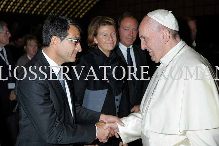 Audience Privée avec Papa Francesco