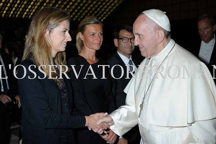 Audience Privée avec Papa Francesco