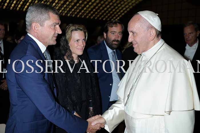 Audience Privée avec Papa Francesco