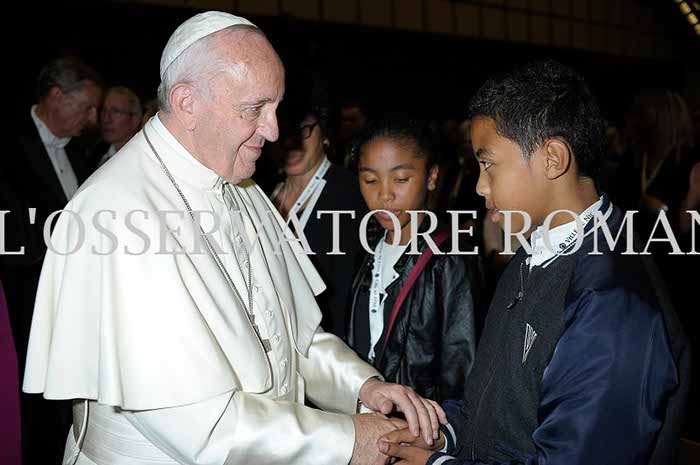 Audience Privée avec Papa Francesco