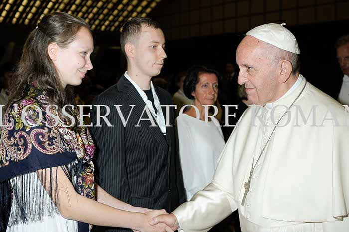 Audience Privée avec Papa Francesco