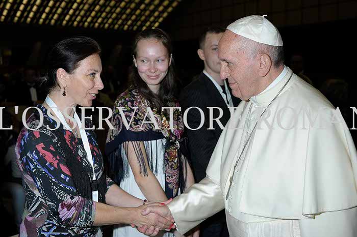 Audience Privée avec Papa Francesco