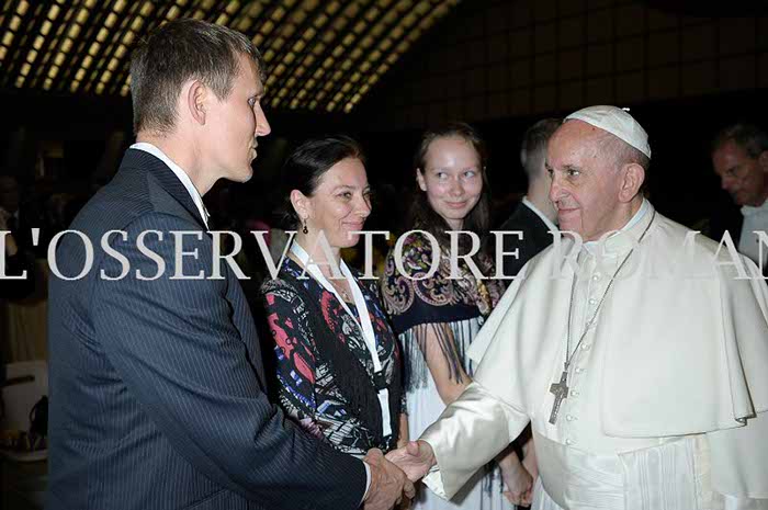 Audience Privée avec Papa Francesco