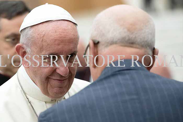 Audience Privée avec Papa Francesco