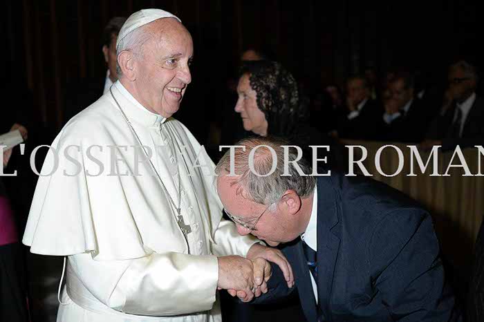 Audience Privée avec Papa Francesco