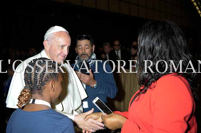 Audience Privée avec Papa Francesco