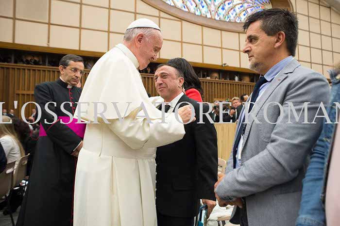 Audience Privée avec Papa Francesco