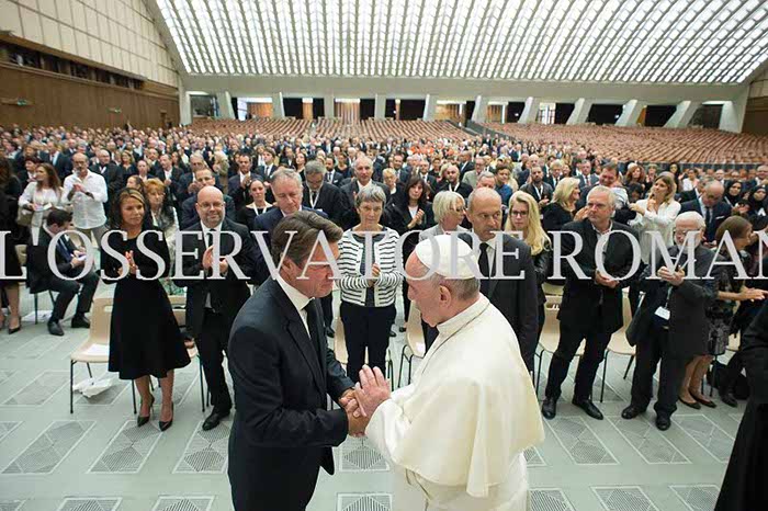 Audience Privée avec Papa Francesco