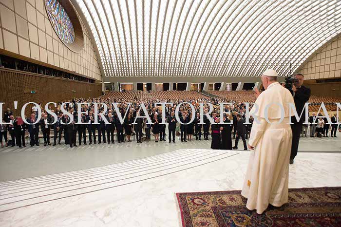 Audience Privée avec Papa Francesco