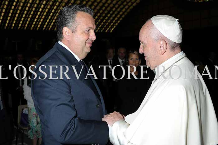 Audience Privée avec Papa Francesco