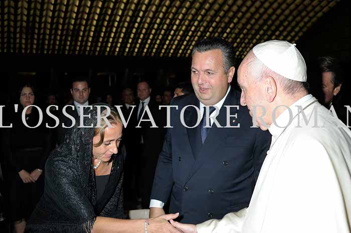 Audience Privée avec Papa Francesco