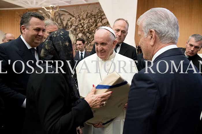 Audience Privée avec Papa Francesco