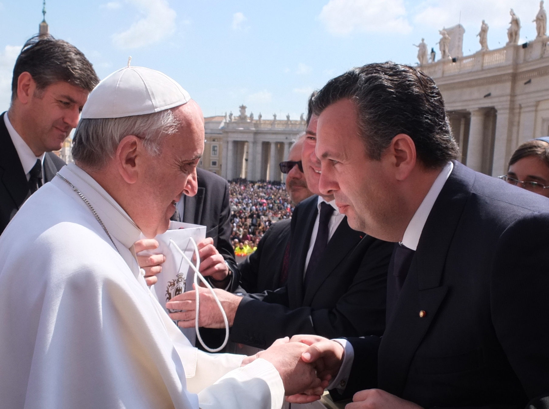 Rencontre avec Papa Francesco 